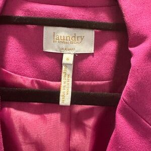 Laundry by Shelli Segal fuchsia blazer